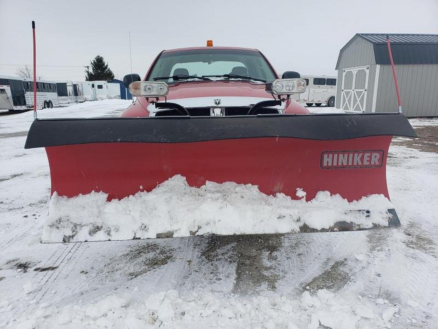 2024 Hiniker 7 1/2 Metal Straight Plow HD Snow Plow ( Demo)