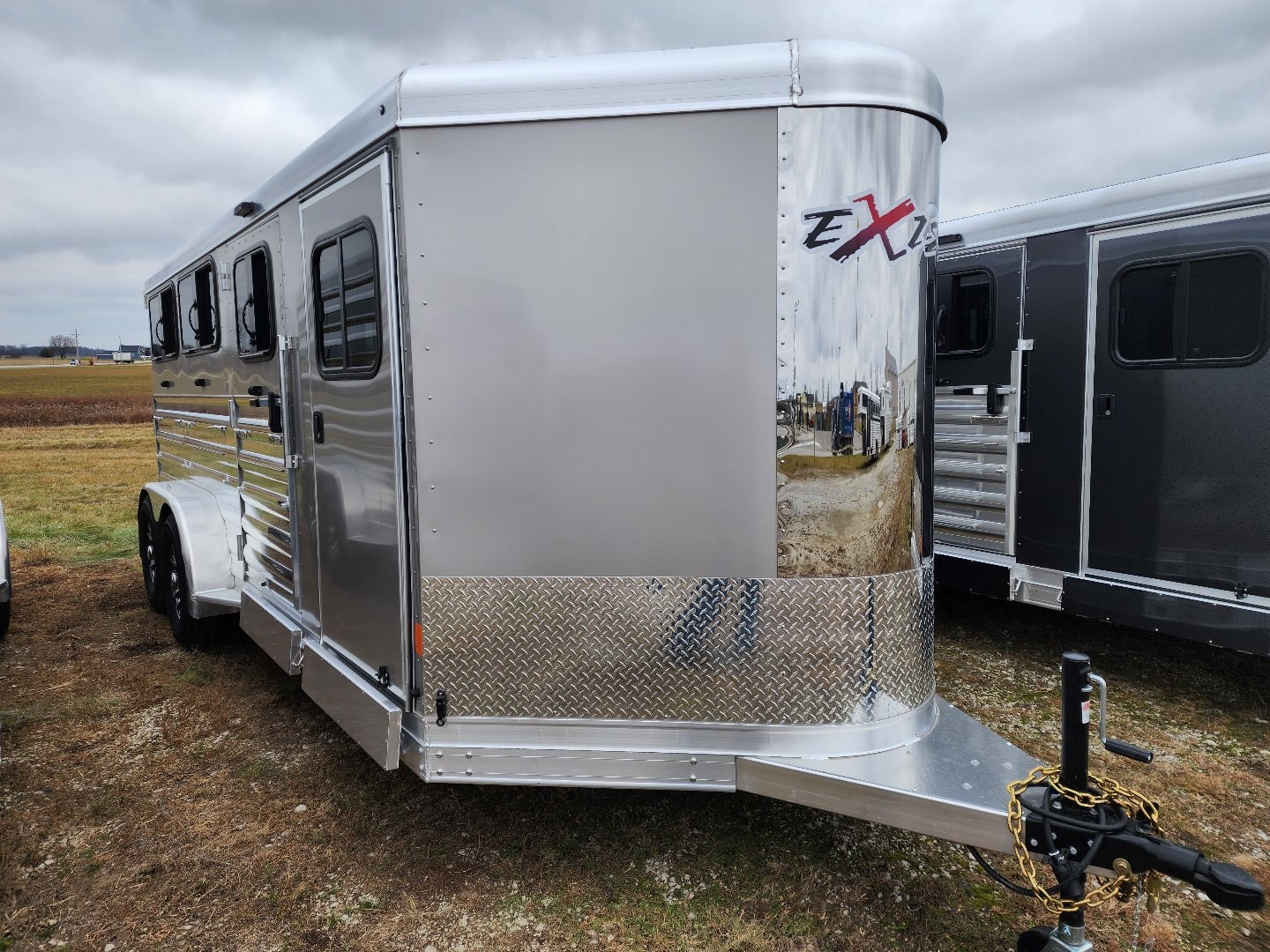 2024 EXISS TRAILERS Exiss Low Pro 716W Bumper Pull Stock / Stock Combo Trailer