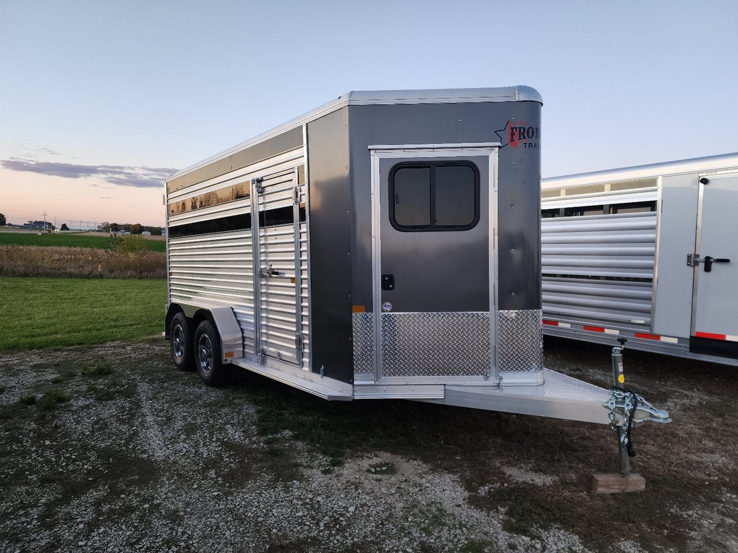2025 Frontier 6 Pen / Stock 7×14 Combo Trailer