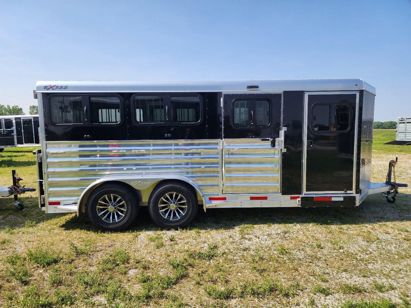 2026 Exiss Trailers Exhibitor 716W Stock / Stock Combo Trailer