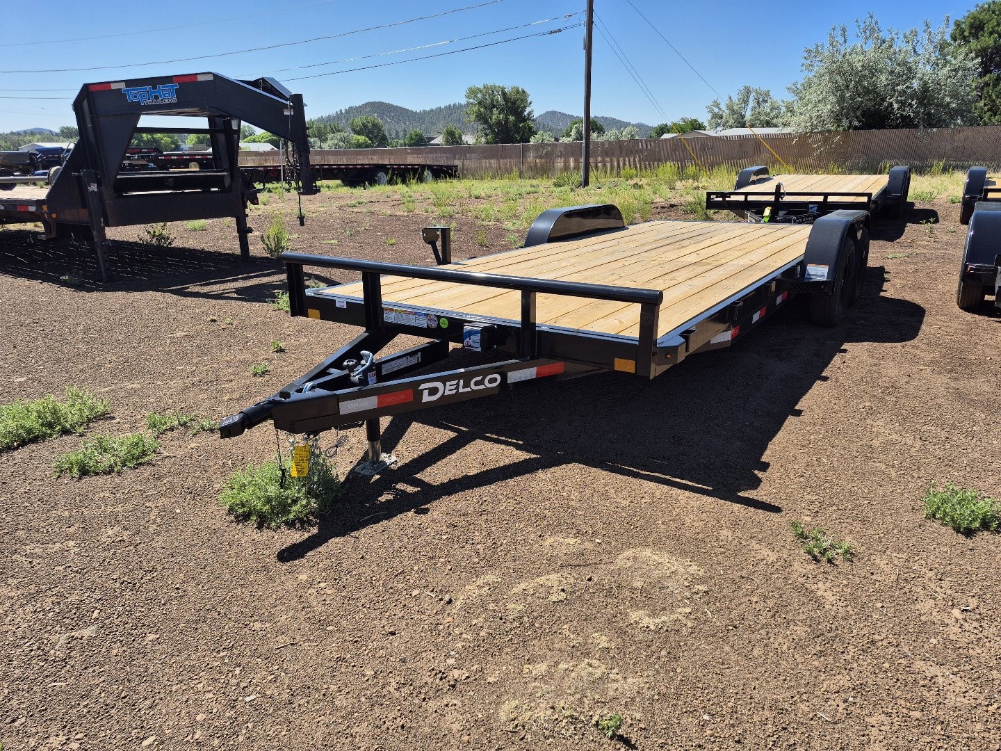 2025 Delco Tandem Axle Car Hauler/7,000 GVWR/83″x20′