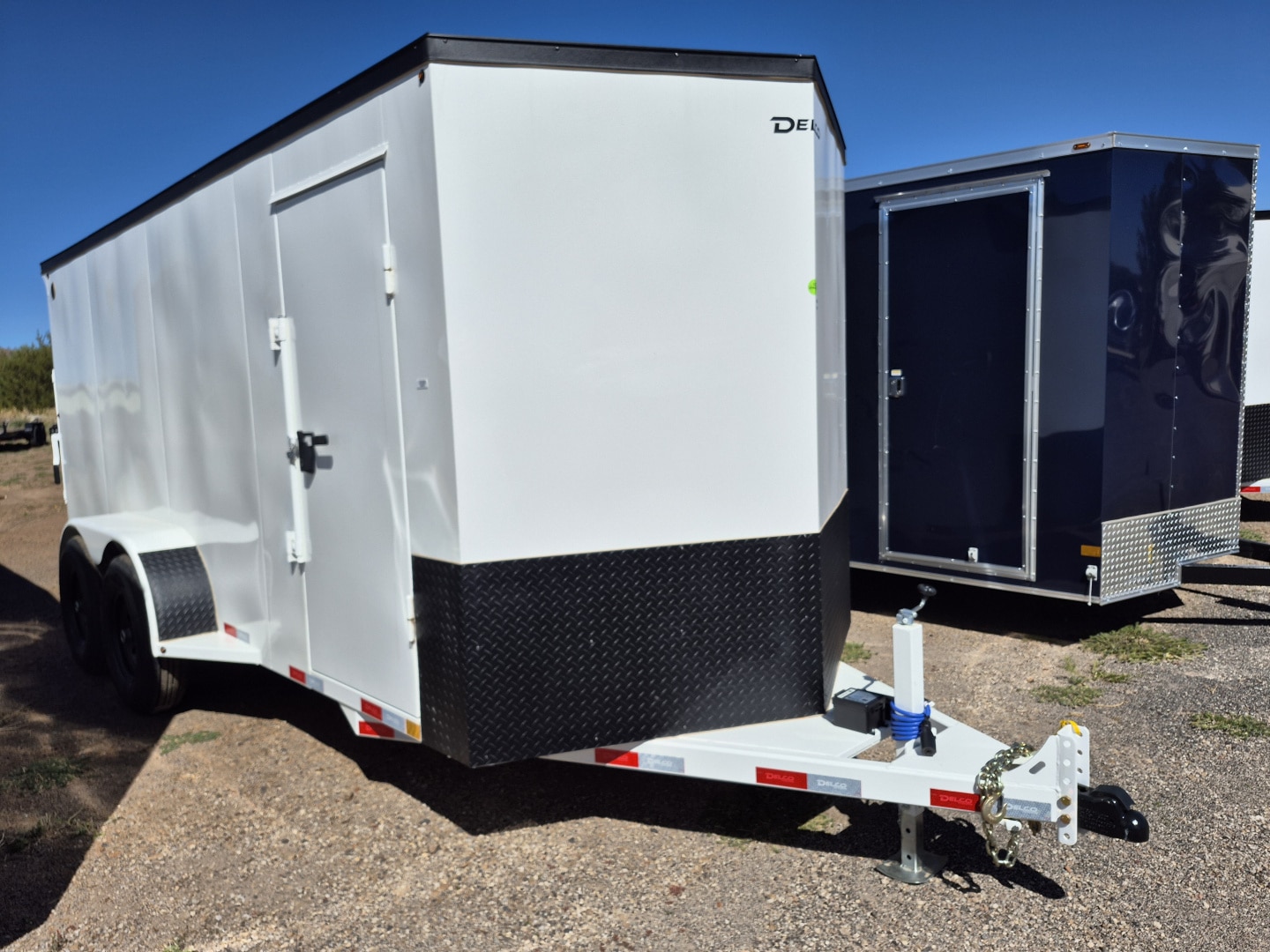 2025 Delco Tandem Axle Enclosed /12,000 GVWR/6’8″x16′