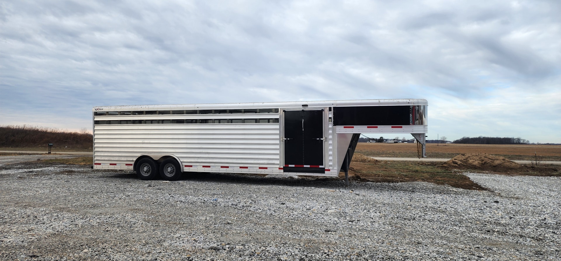 2023 Exiss Trailers STK 8028 Stock Trailer