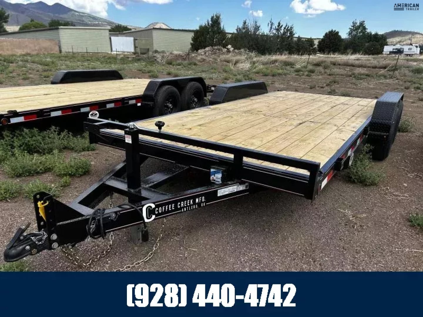 2025 Coffee Creek Tandem Axle Car Hauler/9,990 GVWR/83″x18′