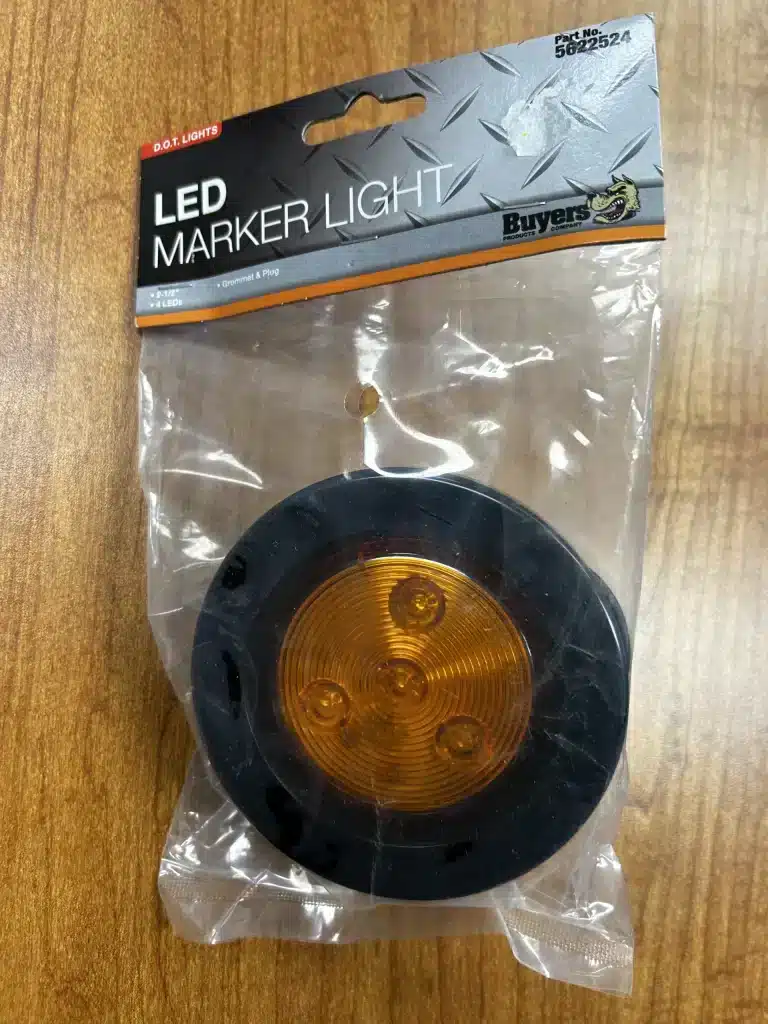 LED Circle Marker Light – Orange