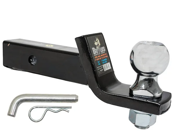 2 5/16″ Black Ball Mount Kit w/2″ Shank and 2″ Drop-Cotter Pin Hitch