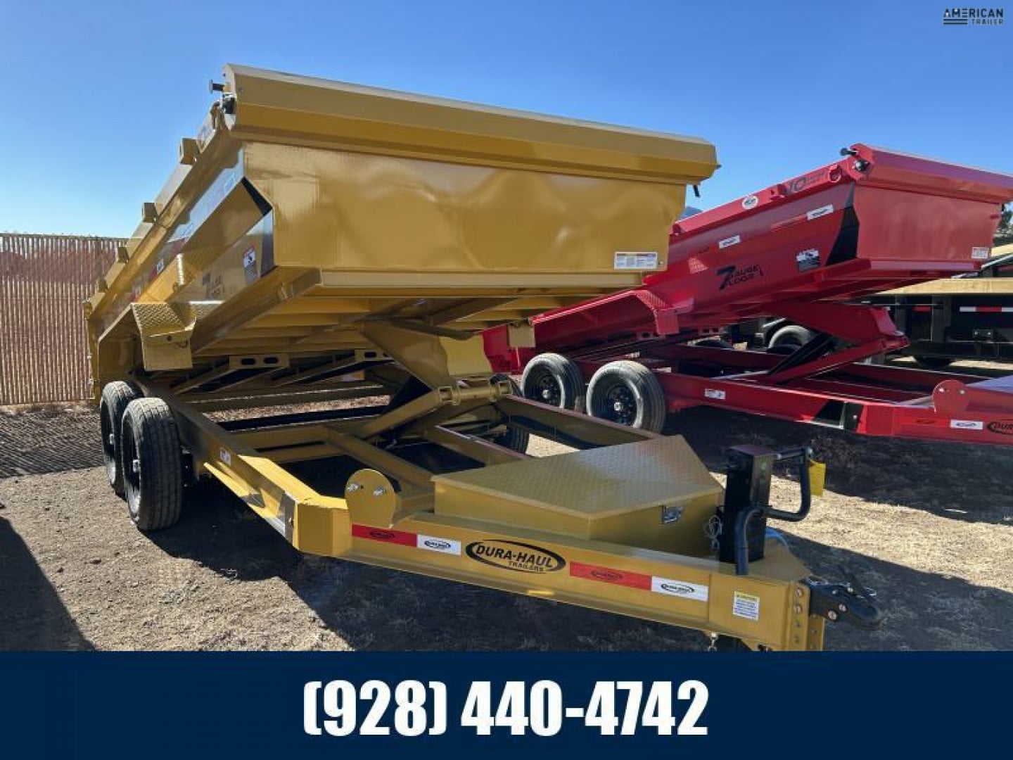 2025 Dura-Haul Tandem Axle Dump/14,000 GVWR/84”x14’x24”
