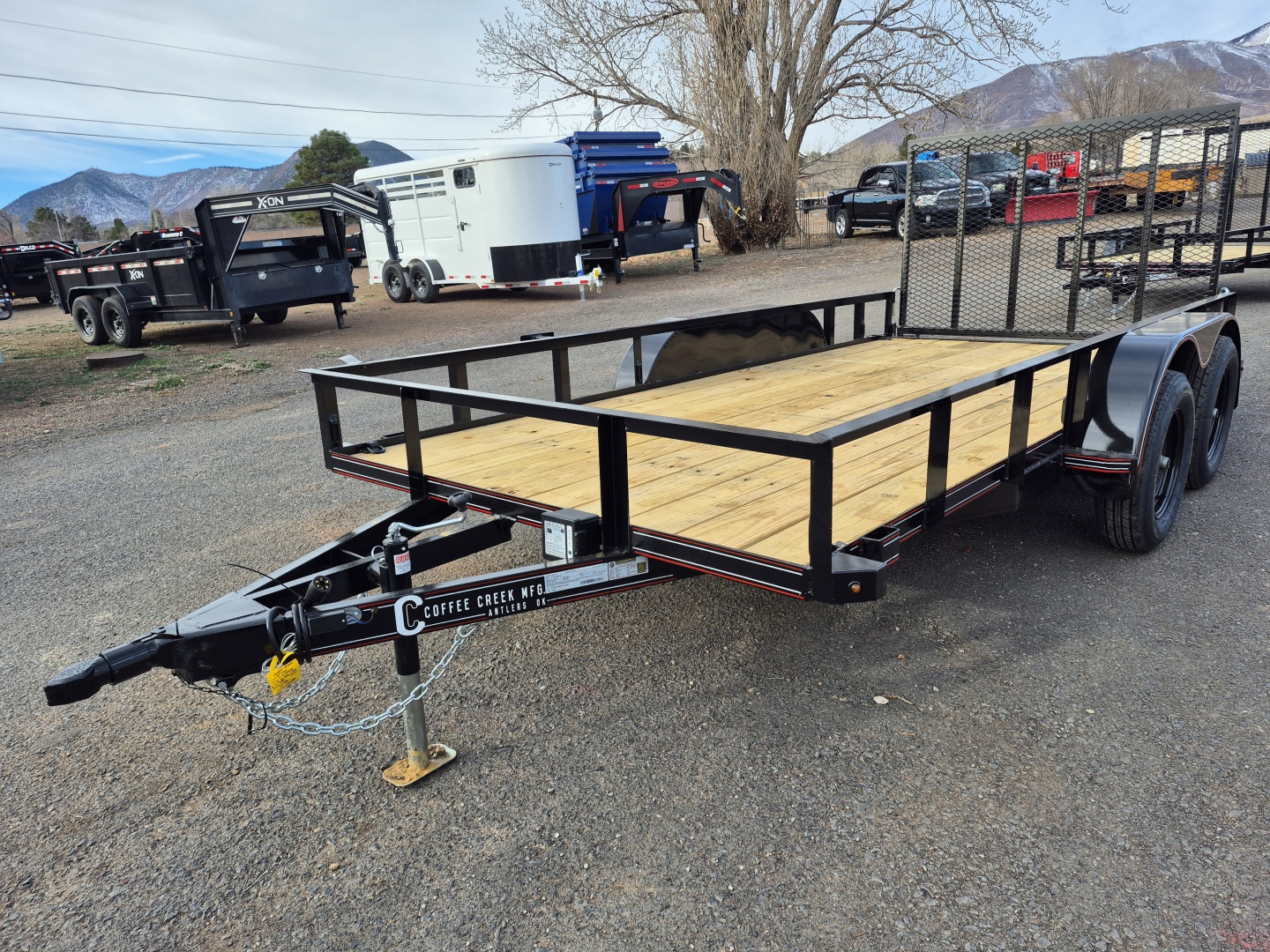 2026 Coffee Creek Tandem Axle Utility/7,000 GVWR/77″X14′