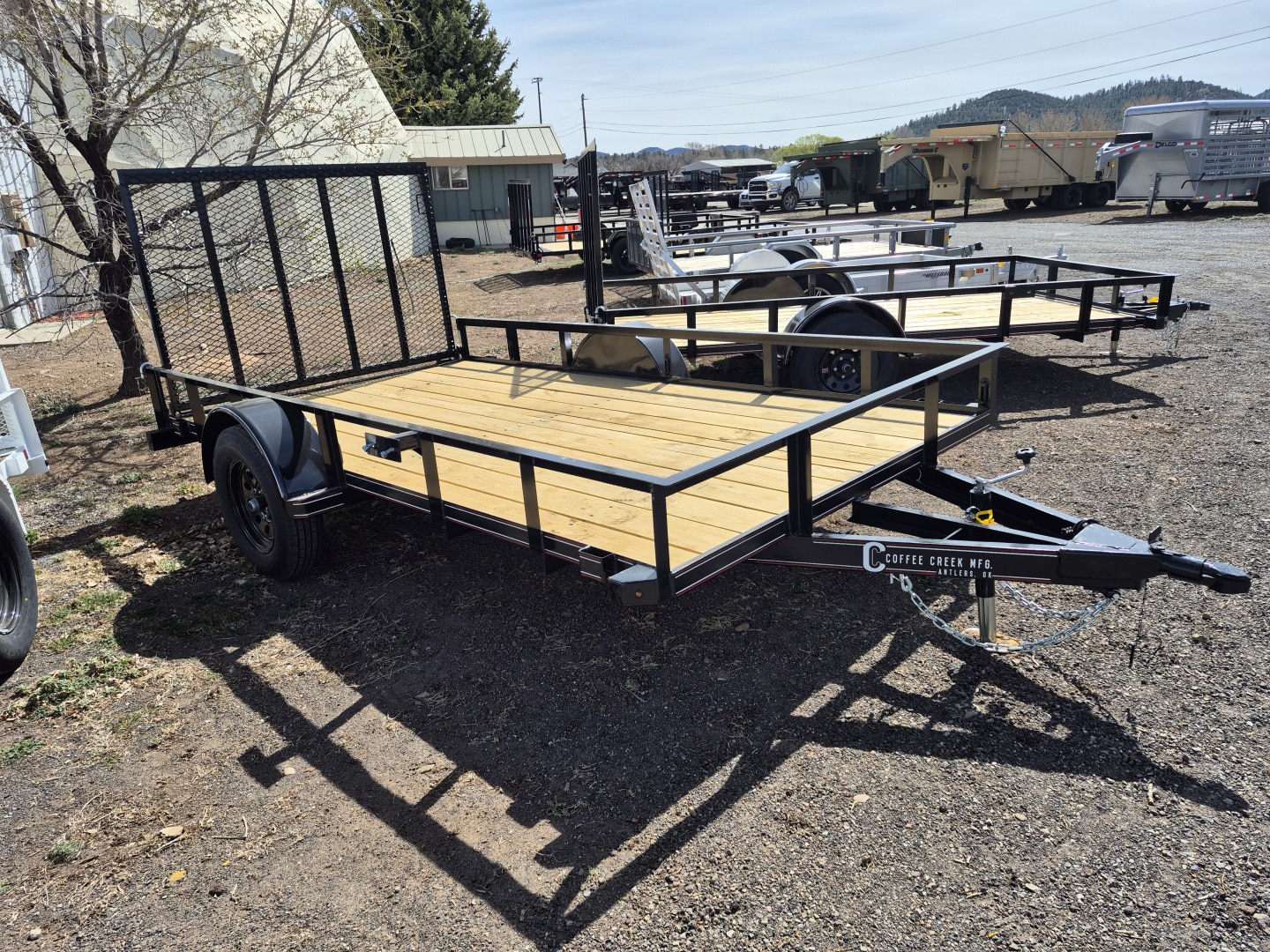 2026 Coffee Creek Single Axle Utility/2,990 GVWR/77″X12′