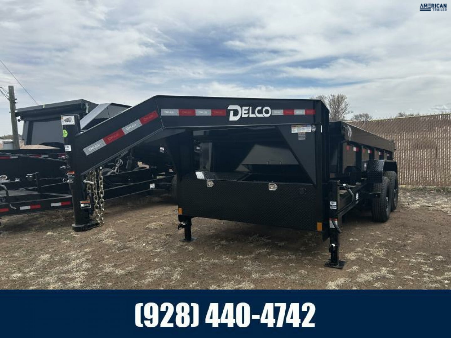2025 Delco Gooseneck Tandem Axle Dump/14,000 GVWR/83”x14’x2’
