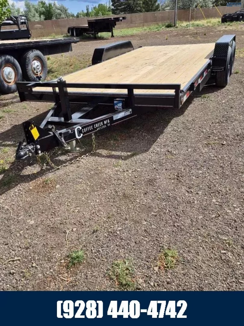2025 Coffee Creek Tandem Axle Car Hauler/9,990 GVWR/83″x18′
