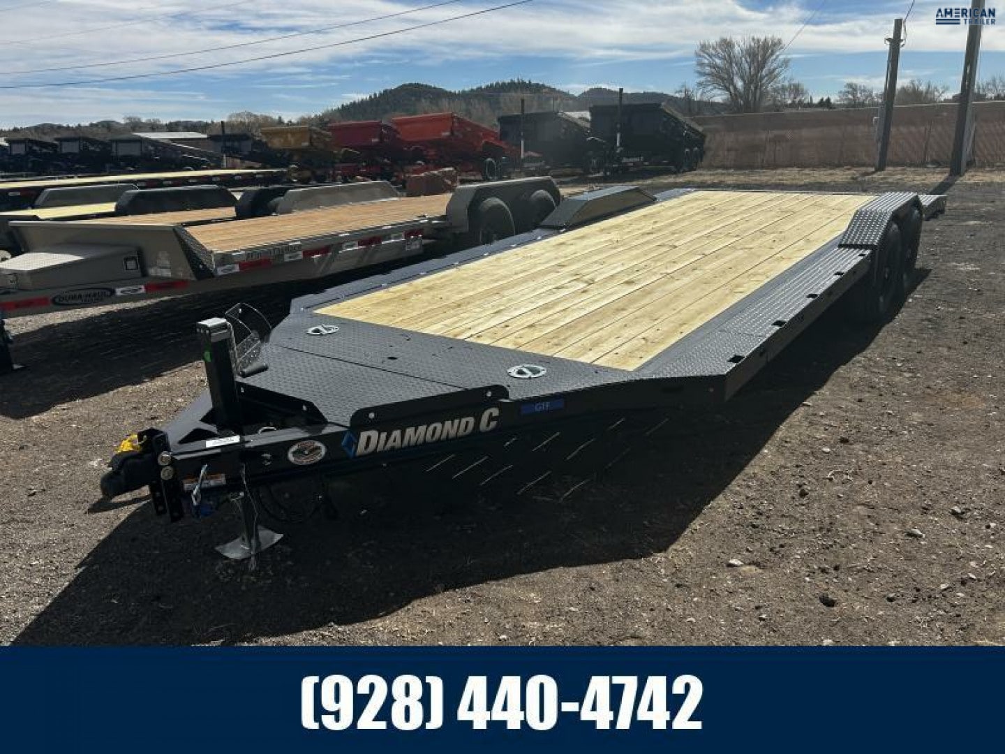 2025 Diamond C Tandem Axle Single Car Hauler/9,890 GVWR/83”x20’