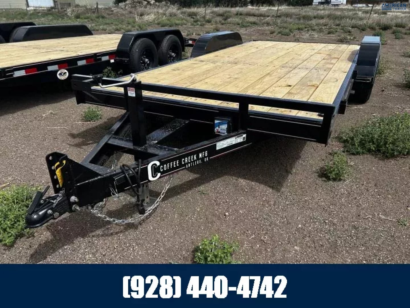 2025 Coffee Creek Tandem Axle Car Hauler/7,000 GVWR/83″x18′