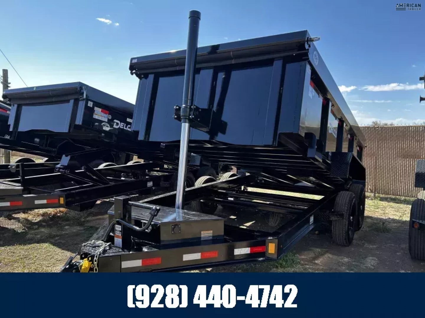 2025 Delco Tandem Axle Telescopic Dumper/14,000 GVWR/83″x14’x3′