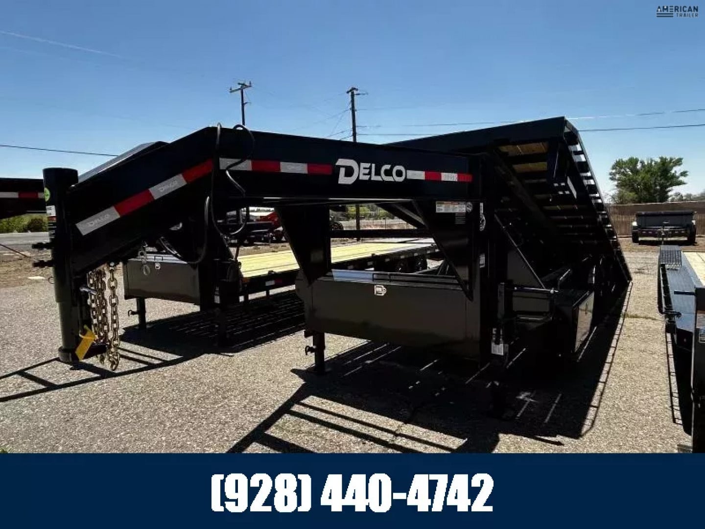 2025 Delco Gooseneck Tandem Axle Full Tilt/14,000 GVWR/102″x24′