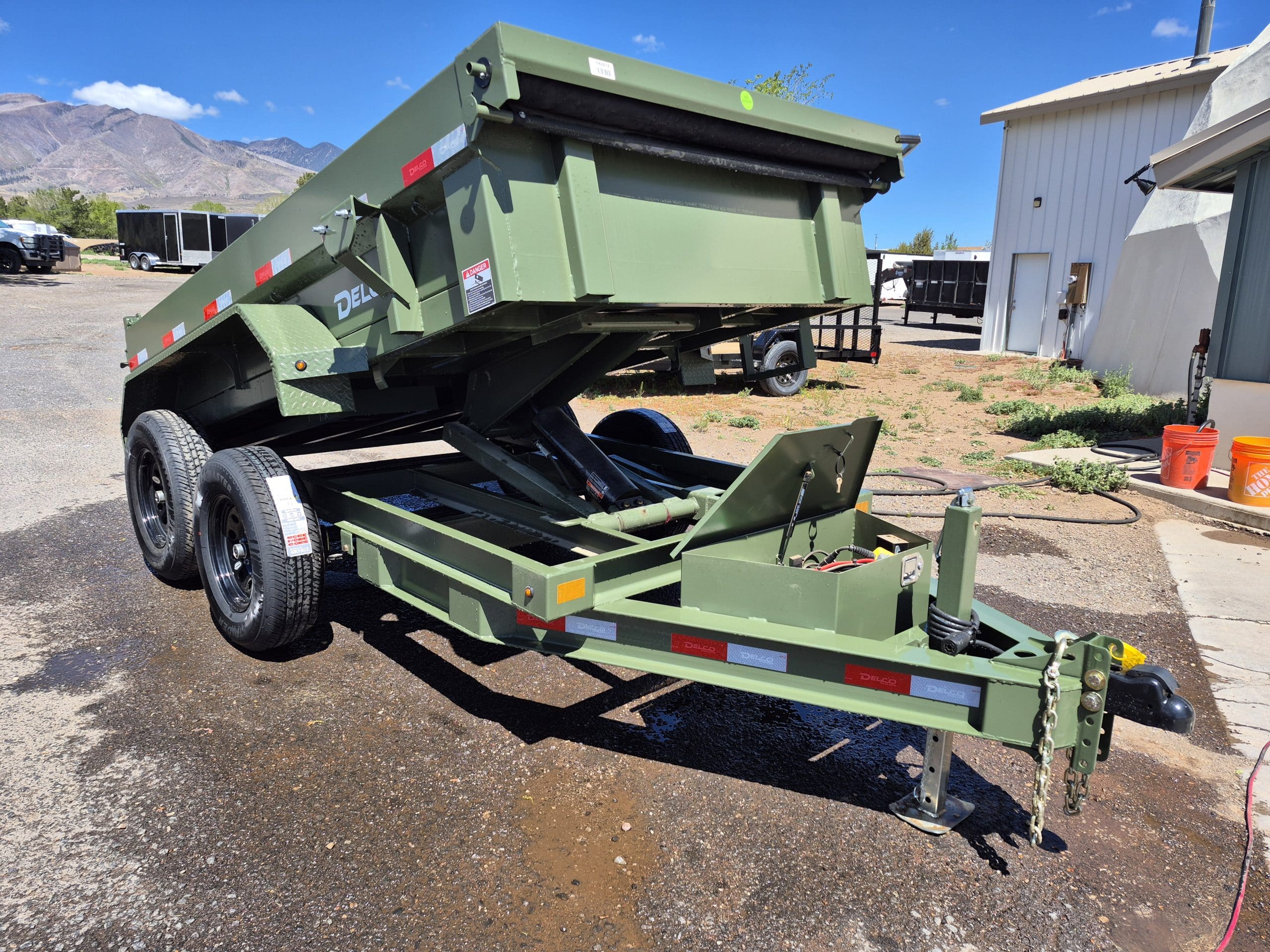 2026 Delco Tandem Axle Dump/7,000 GVWR/60″X10′